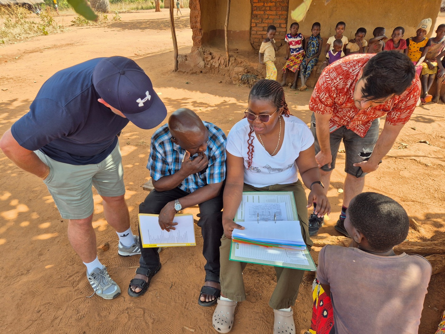 Children supported through ZOE Zambia.